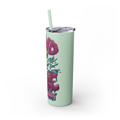 Mind Like A Sponge Tumbler with Straw, 20oz