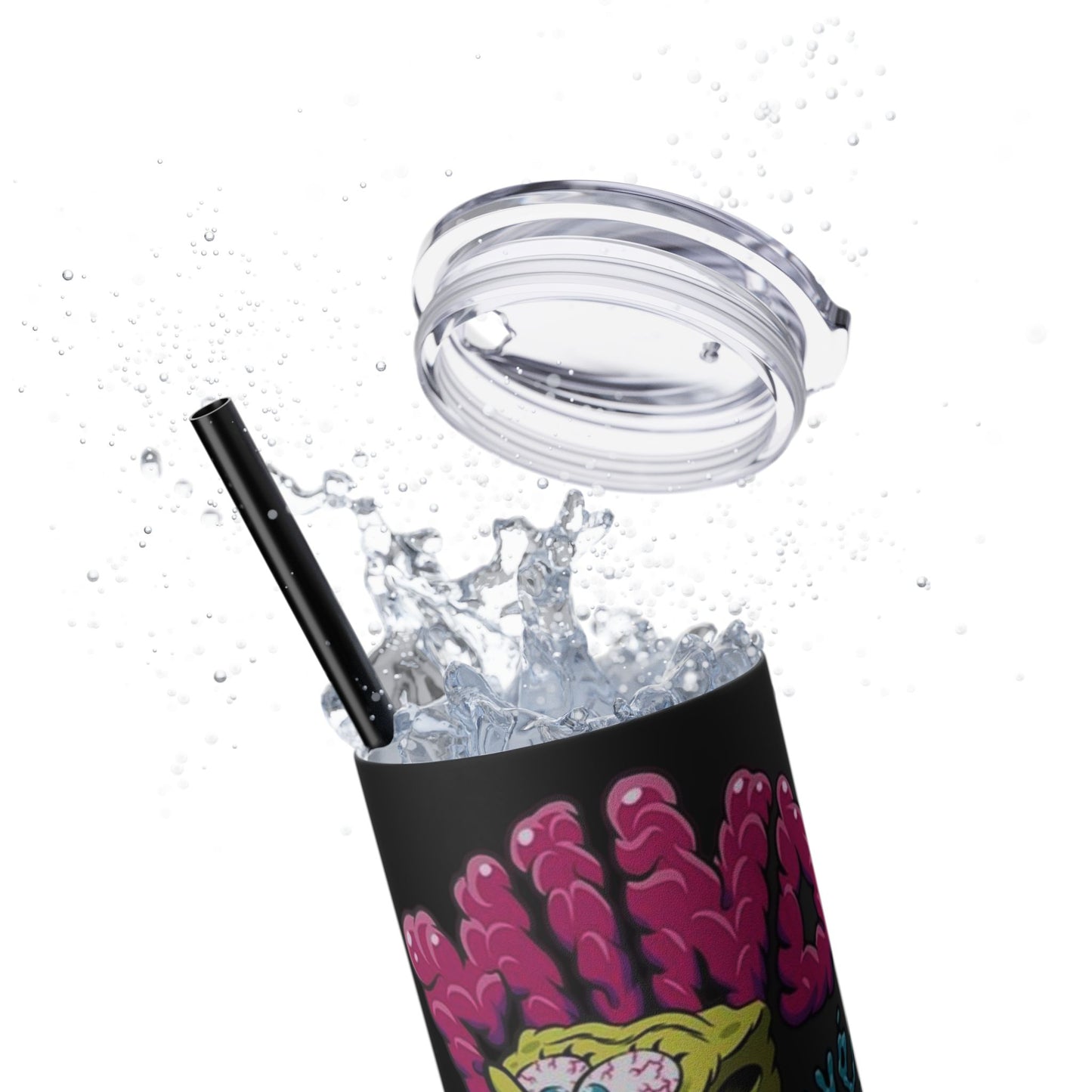 Mind Like A Sponge Tumbler with Straw, 20oz